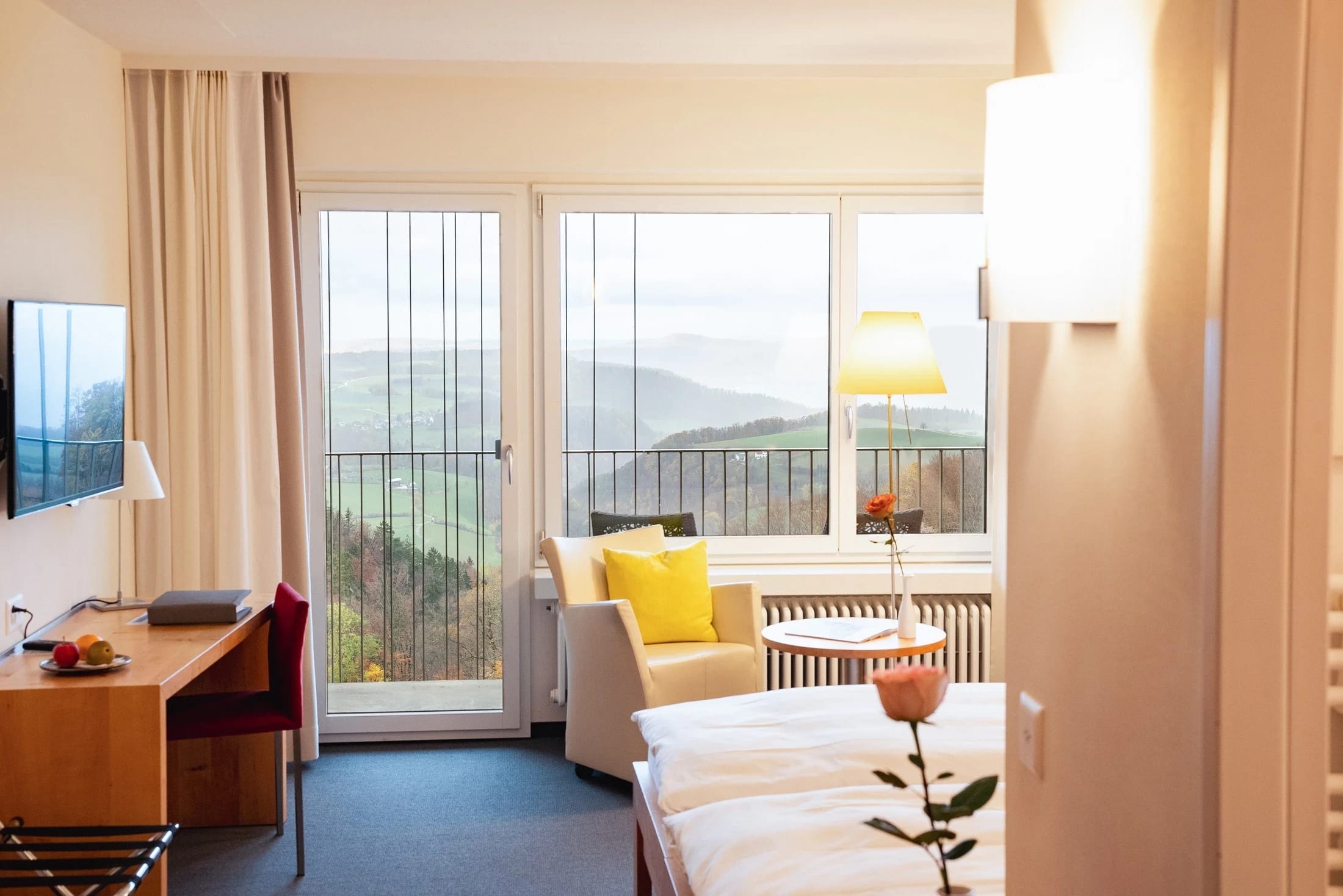 Superior-Zimmer mit Panoramablick im Bad Ramsach