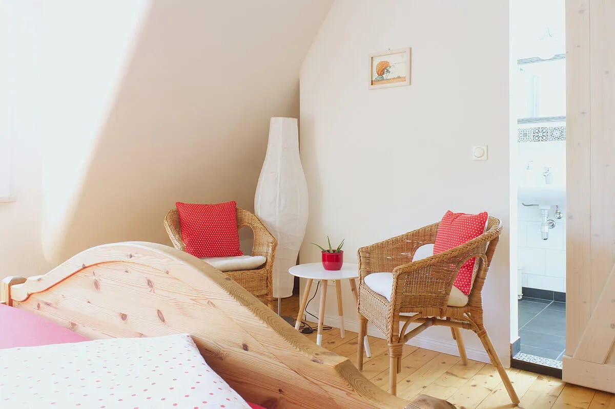 Villa Viriditas Schlafzimmer gemutlich