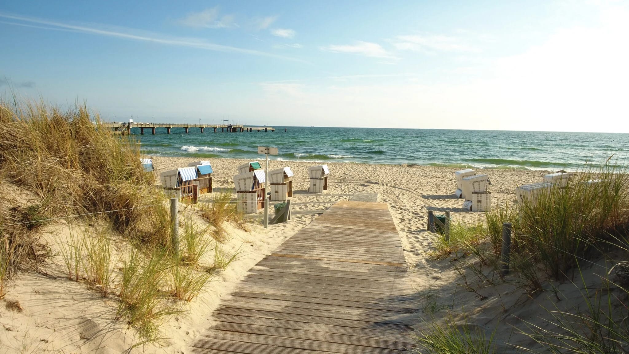 Dünenweg zum Ostseestrand