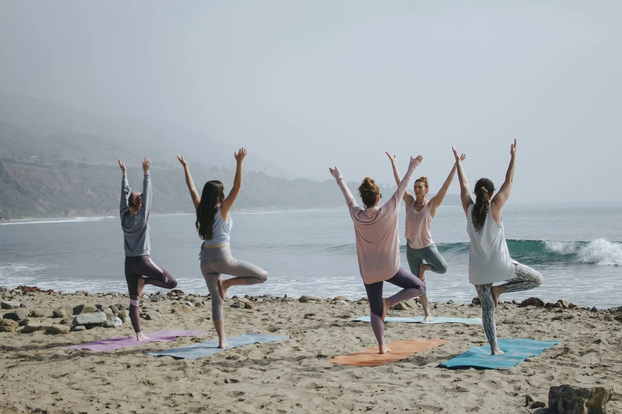 Yoga am Strand